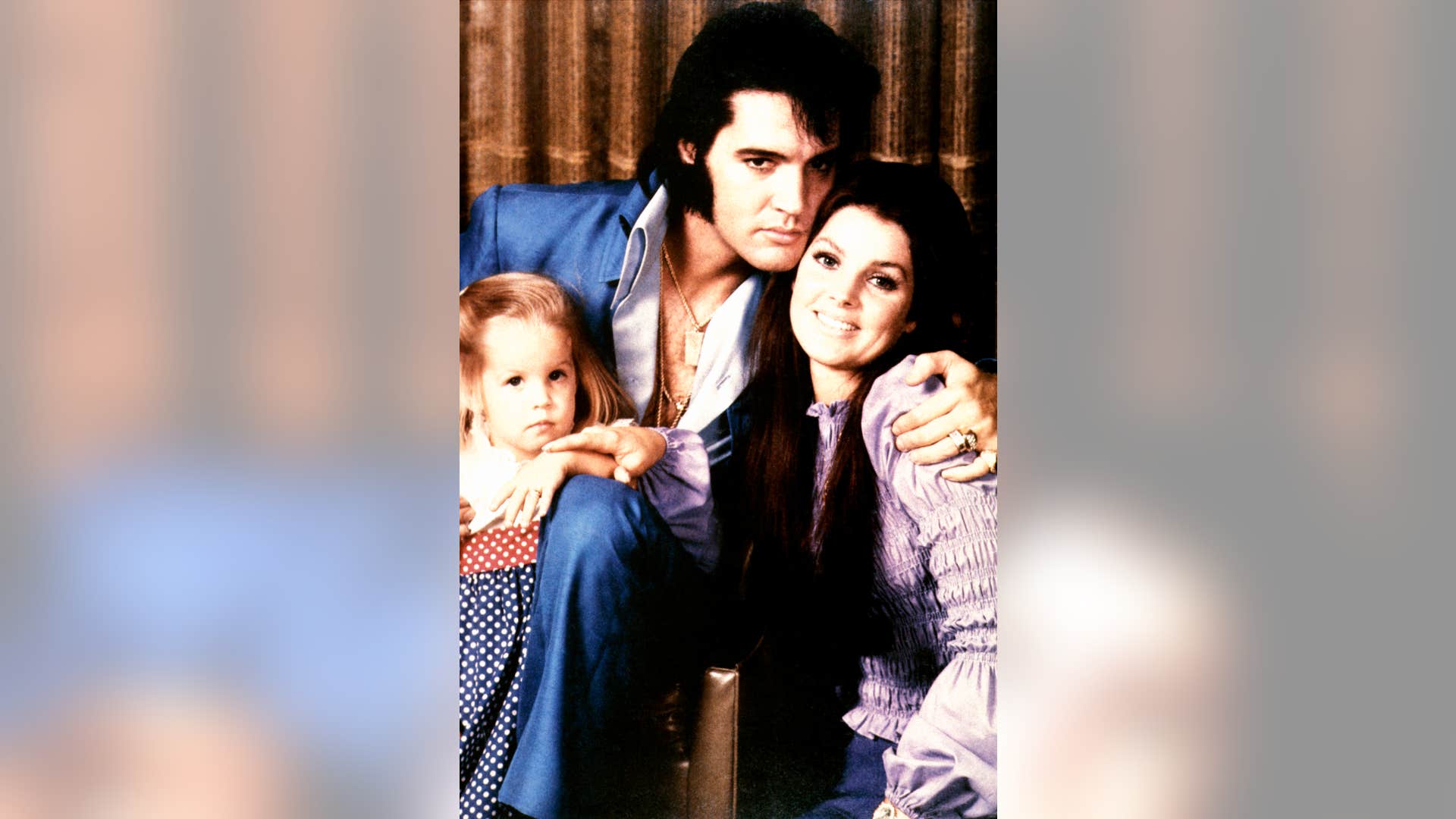 Elvis Presley and family