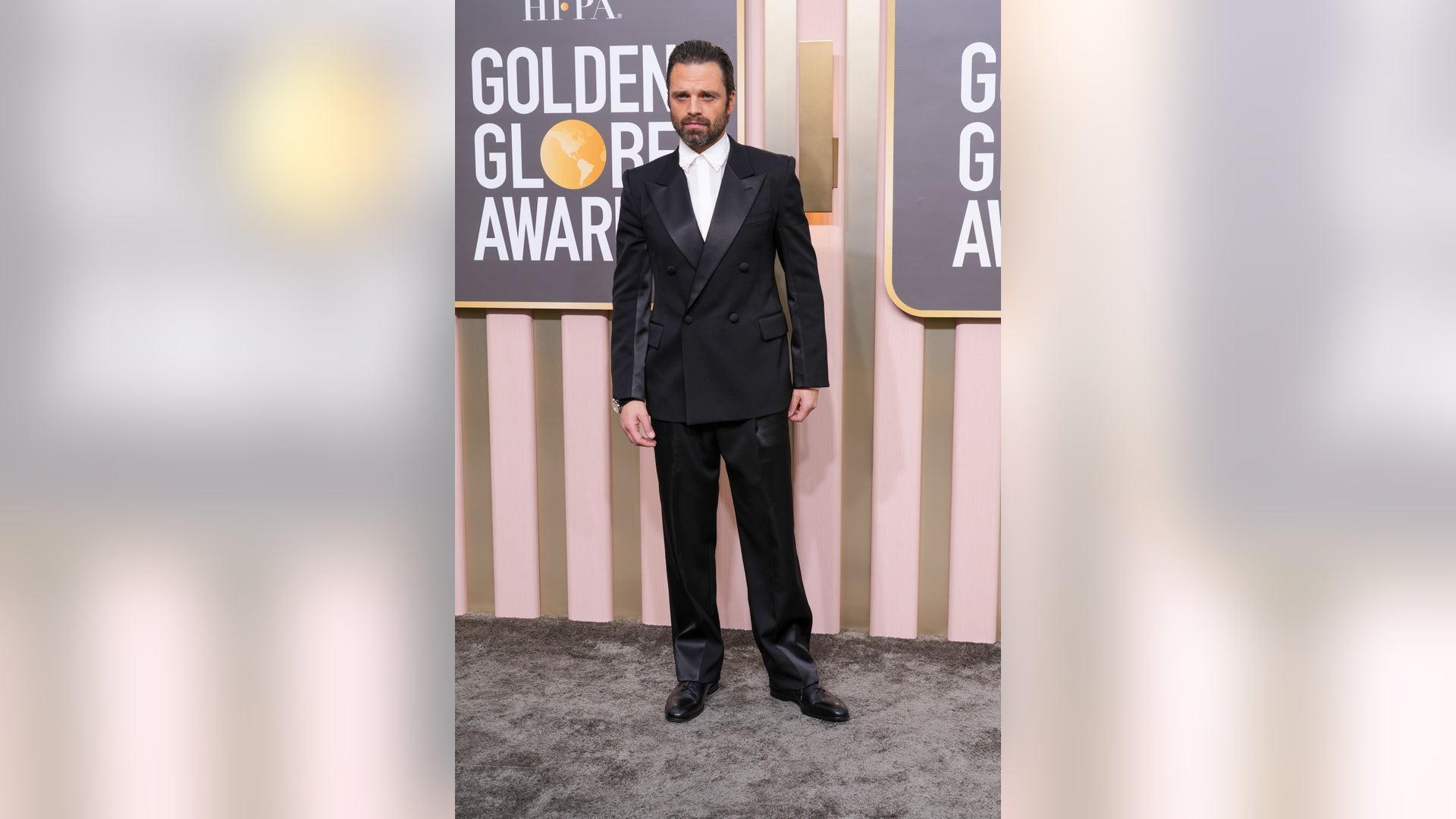 Sebastian Stan posing for the camera