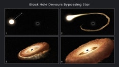 NASA's Hubble Space Telescope records black hole contorting star into donut shape