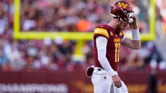 Commanders' Carson Wentz faces boos as he throws two interceptions in first half