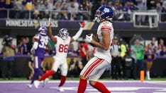 Vikings' fan rewarded with game ball after flipping off Giants' Isaiah Hodgins