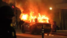 Atlanta police arrest 6 in night of chaos after violent protesters lit cop car ablaze, smashed windows