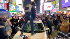 Tyre Nichols video release ignites protesters who stomp police car, urge crowds to ‘burn it down!’