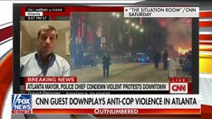 Media accused of downplaying violence again during Atlanta riots: 'It was a night of rage planned by Antifa'