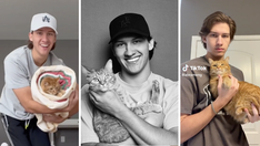 TikTok star Kurt the cat sparks internet fame for owner Abram Engle, who encourages pet adoption