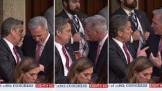 Kevin McCarthy spotted in heated discussion with GOP holdout amid House speaker vote gridlock