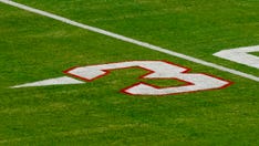 Damar Hamlin's college teammate recovers fumble right where Bills safety's number is painted on field