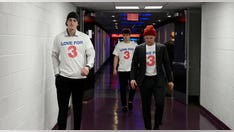 Buffalo Sabres show support for Bills' Damar Hamlin with custom t-shirts before game vs. Capitals