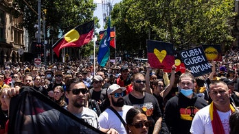 Protesters brand Australia national holiday 'Invasion Day'