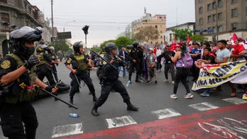 Police, protesters in Peru's capital clash as demands for president's resignation grow