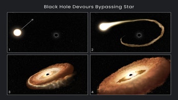 NASA's Hubble Space Telescope records black hole contorting star into donut shape