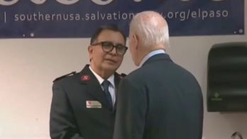 Biden caught on camera apparently mistaking Salvation Army for Secret Service during El Paso trip