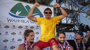 Hawaii lifeguard wins prestigious surfing event while on break: 'It’s f---ing crazy'