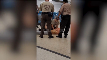 Florida police break up wild fight between two women and airline employee, file charges: video