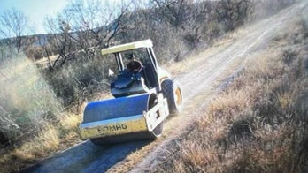Texas border chaos: illegal migrant steals road roller, suspected smugglers lead police on high-speed chase