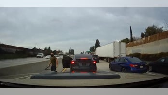California Tesla driver arrested after video captures road rage attack, authorities say