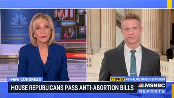 Awkward moment on MSNBC as Andrea Mitchell scolds a colleague using 'pro-life' term