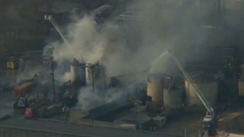 Massive fire erupts at Carus Chemical plant in Illinois following reported explosion