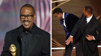 Eddie Murphy jokes about Will Smith's infamous Oscars slap while being honored at the 2023 Golden Globes