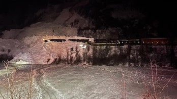 Train in Alaska derails after collision with avalanche debris piled on tracks