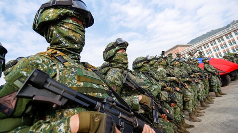 Chinese military aircraft enter Taiwan&rsquo;s air space, at least seventh time in past week, defense ministry says