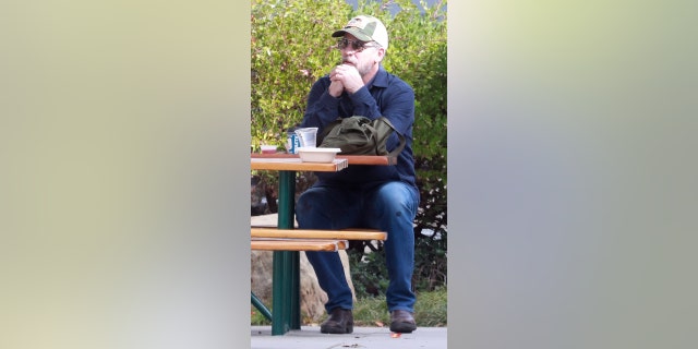 Hunter Biden is seen at a park in Malibu, California, on Jan. 12, 2023. 