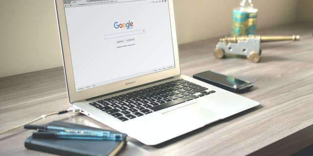 Google search shows up on laptop on Chrome browser