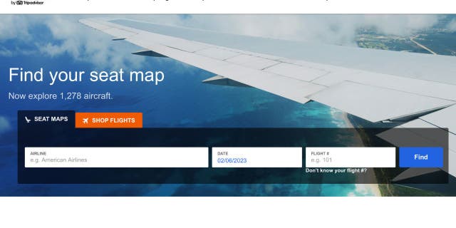 Beranda situs web SeatGuru.