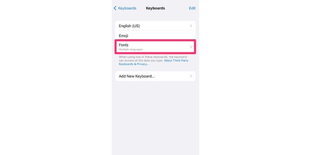 Ini memungkinkan Anda untuk mengubah font pada iPhone Anda.