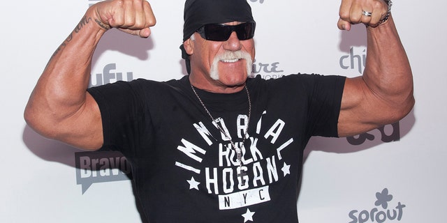 Hulk Hogan attends the "2015 NBCUniversal Cable Entertainment Upfront" at the Jacob K. Javits Convention Center in New York City.