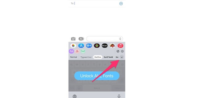 Ini memungkinkan Anda untuk melihat semua font yang tersedia untuk iPhone Anda.