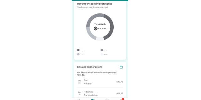 If you click on the Monthly tab at the bottom, you will be asked to connect a bank account.