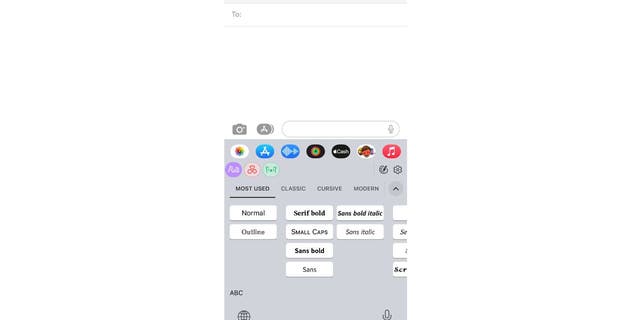 Di sinilah Anda dapat memilih font iPhone mana yang akan digunakan.