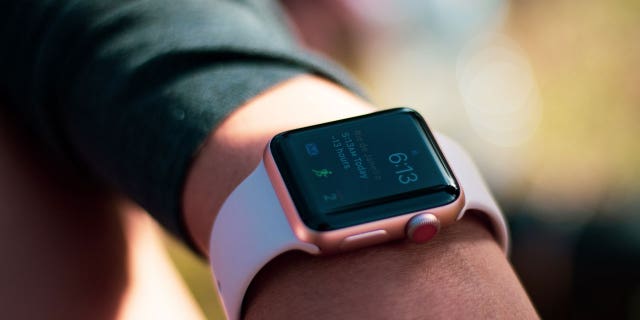 Open the Apple Watch for the Fitness app.