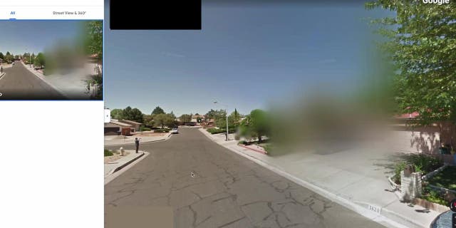 Blurred screenshot of a home visible online.