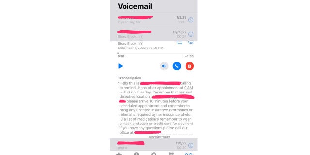 Ini adalah fitur transkripsi pesan suara iPhone.