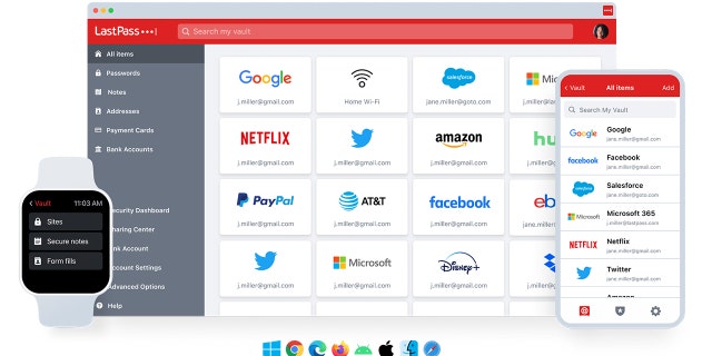 LastPass is a password manager that keeps your passwords and personal information safe in an encrypted vault