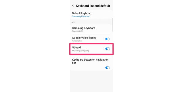 Beralih ke GBoard untuk Android Anda.