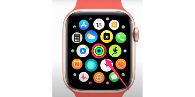 The Activity app on your Apple Watch.