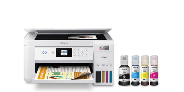 Save money on printing and offer cartridge-free ink with this Epson printer.