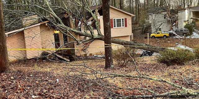 Cobb County Fire and Emergency Services crews responded to multiple calls for power lines down, trees in the roadway, and trees on homes on Jan. 12, 2023.