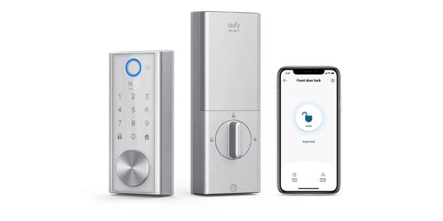 eufy's fingerprint sensor will recognize your fingerprint in 0.3 seconds and unlock your door in a second.