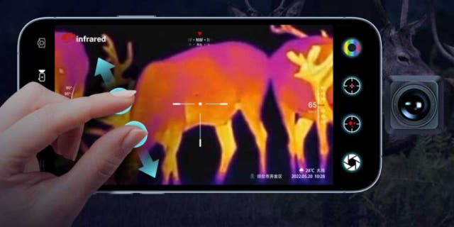 InfiRay also created a hand-held thermal imager designed for building scanning, automotive and other machine checks.