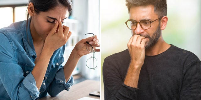 The Reddit poster and his wife (not pictured) need to have a serious discussion about her career path and stress levels, said one expert.