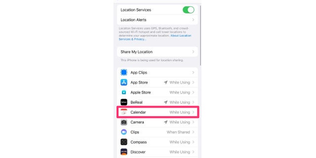 To find out what capacity the apps have access to, <strong>click on any app option</strong>.