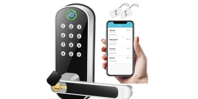 Sifely Keyless Entry Door Lock allows access to your home through fingerprint, code, fob and the app.