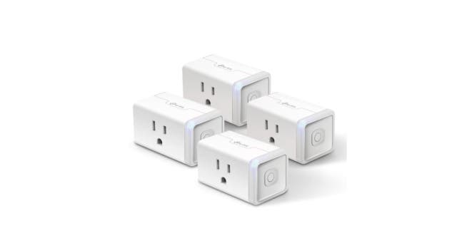 Photo of Kasa smart plug by TP-Link that helps to lower your energy costs. (Credit: TP Link)