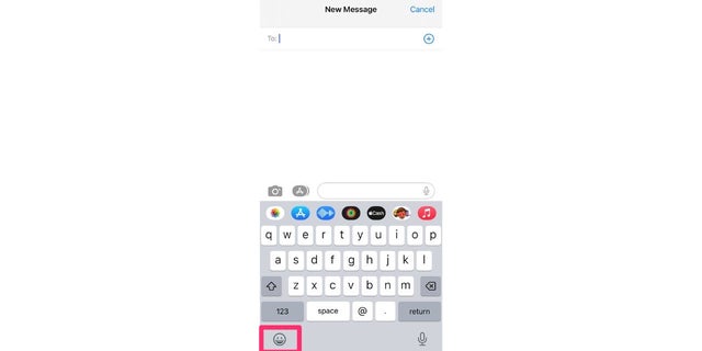 Berikut cara beralih ke keyboard emoji.