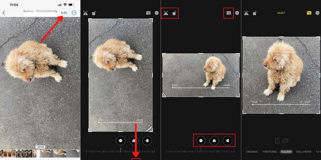 This tool allows you to crop or rotate iPhone videos.