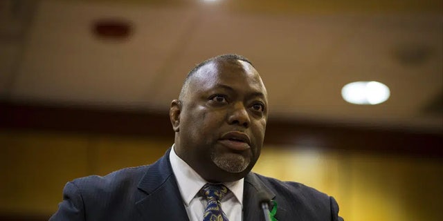 Newport News Superintendent George Parker answers questions regarding a teacher being shot by an armed 6-year-old at Richneck Elementary School during a press conference at the Newport News Public Schools Administration Building in Newport News, Va., on Monday, Jan. 9, 2023.